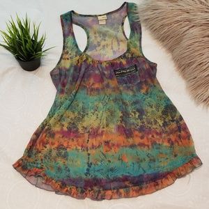 Daytrip Sheer Tie Dye Tank Top